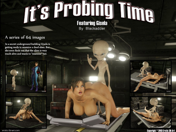 Artist Blackadder - It's Probing Time