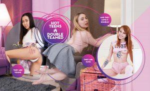 Hot Teens Double Teamed