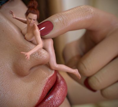 [Flagg3D] Nosey [3D Porn Comic] giantess